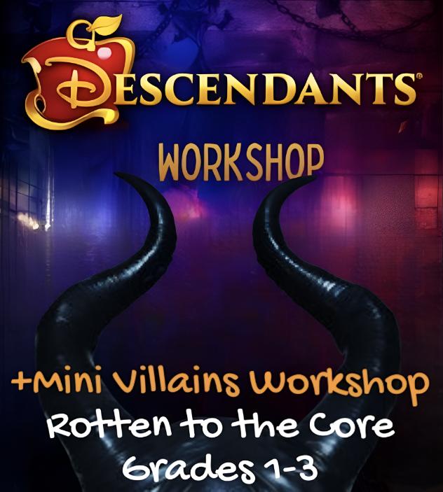 Descendants-Workshop-Graphic image Wicked Summer Camp Asheville